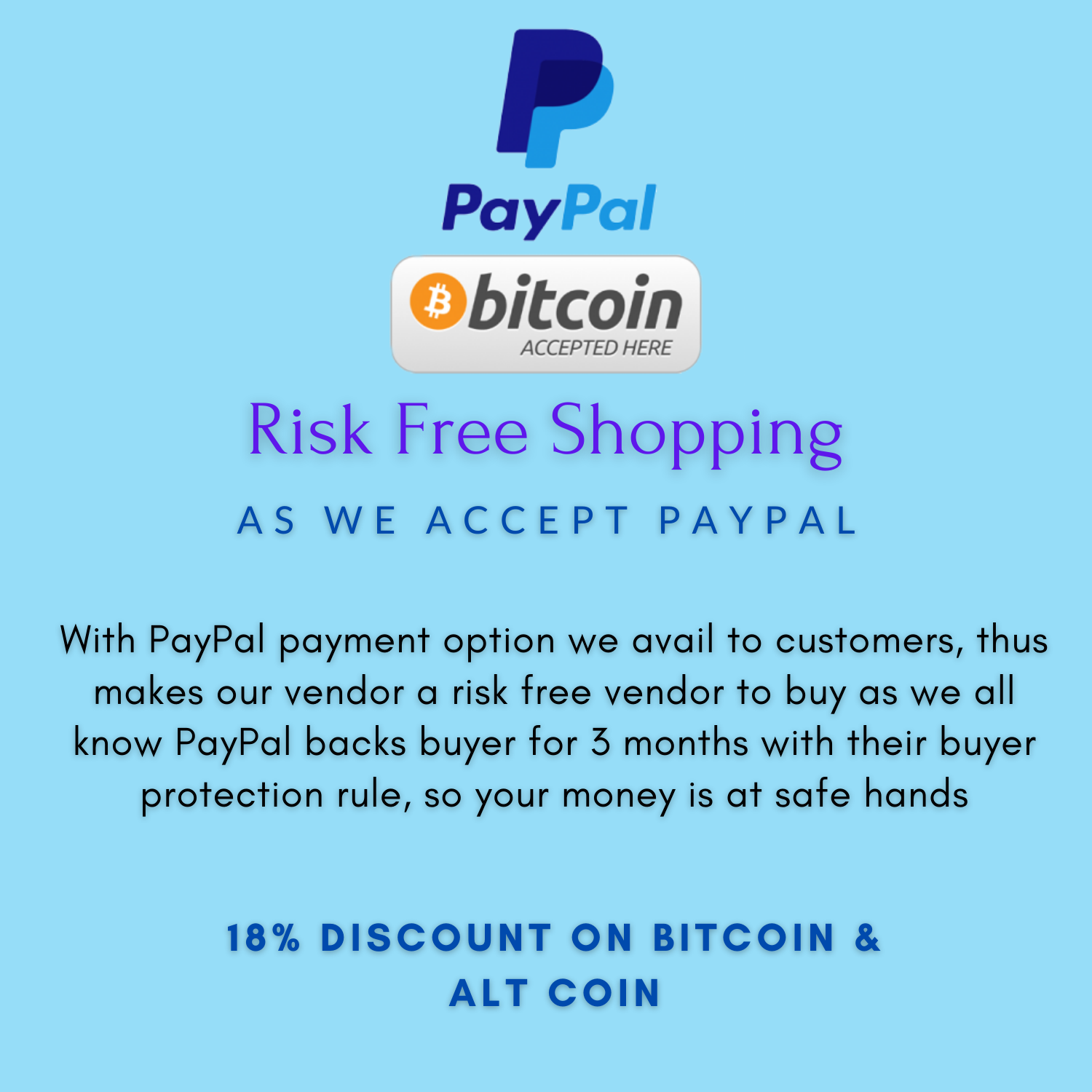 Risk Free Shopping