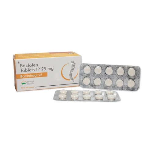 Bacloheal 25mg (Baclofen Tablets IP)