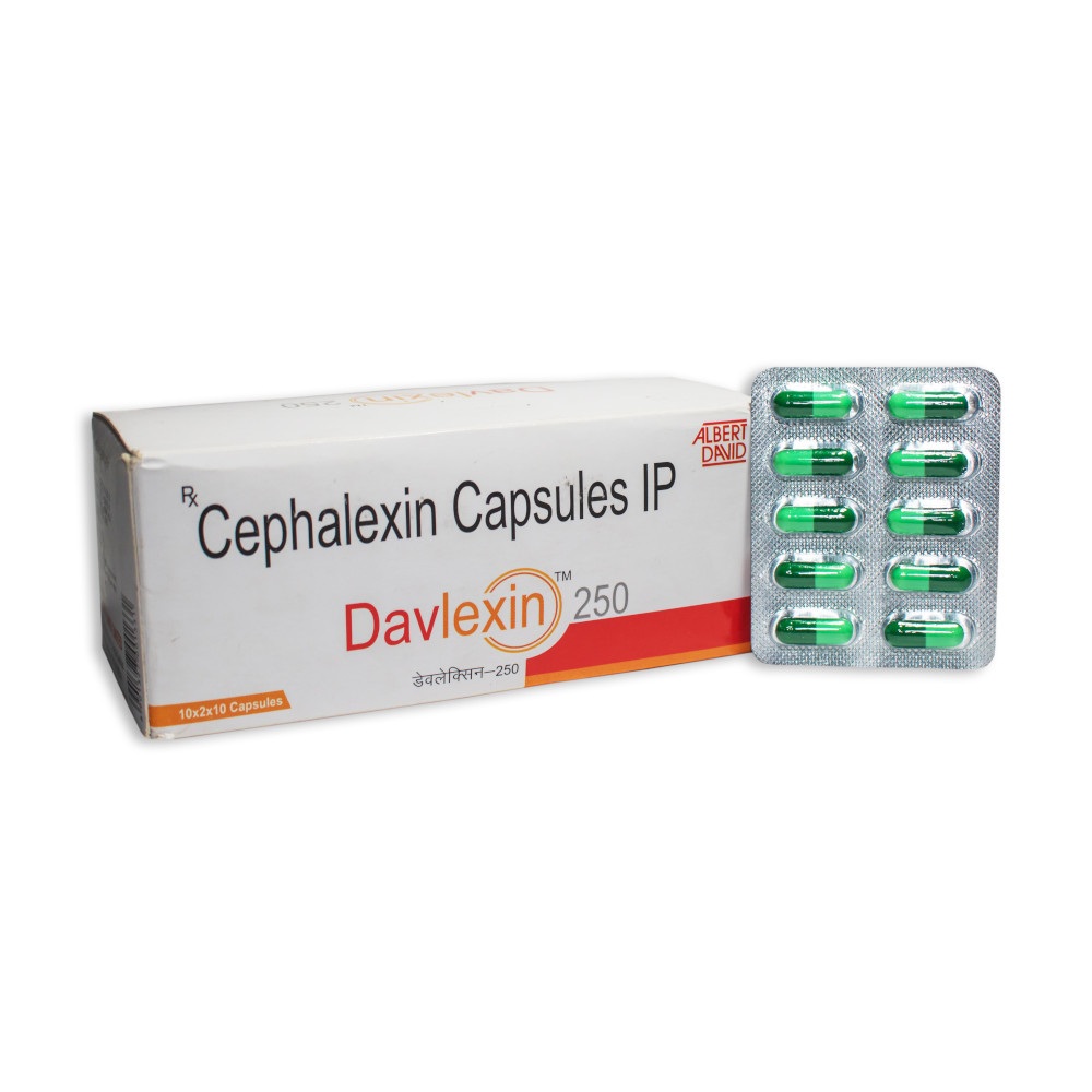 Davlexin 250mg (Cephalexin Capsules IP)