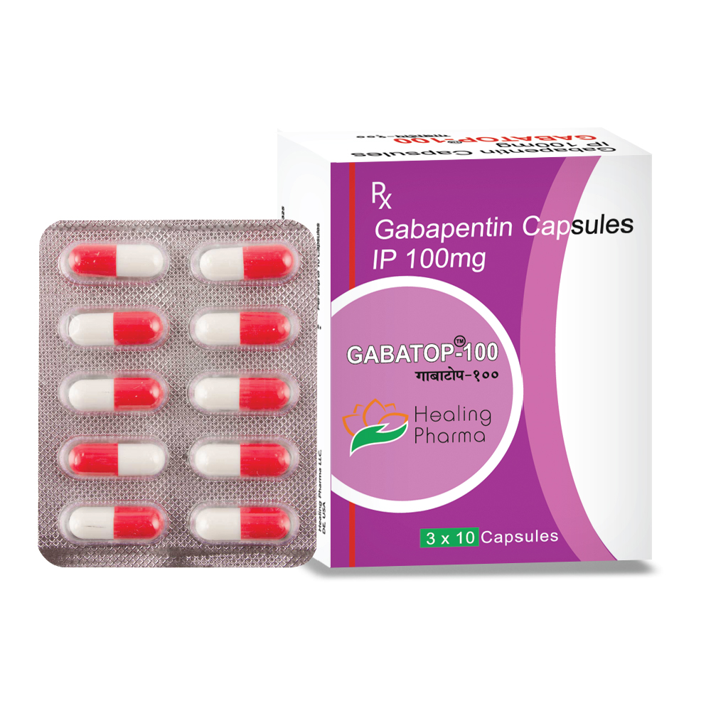 Gabatop 100mg (Gabapentin Capsules IP)