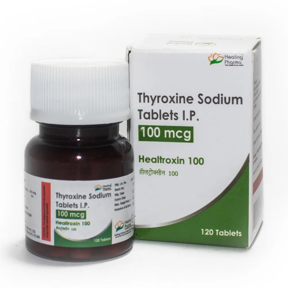 Healtroxin 100mcg (Thyroxine Sodium Tablets IP)