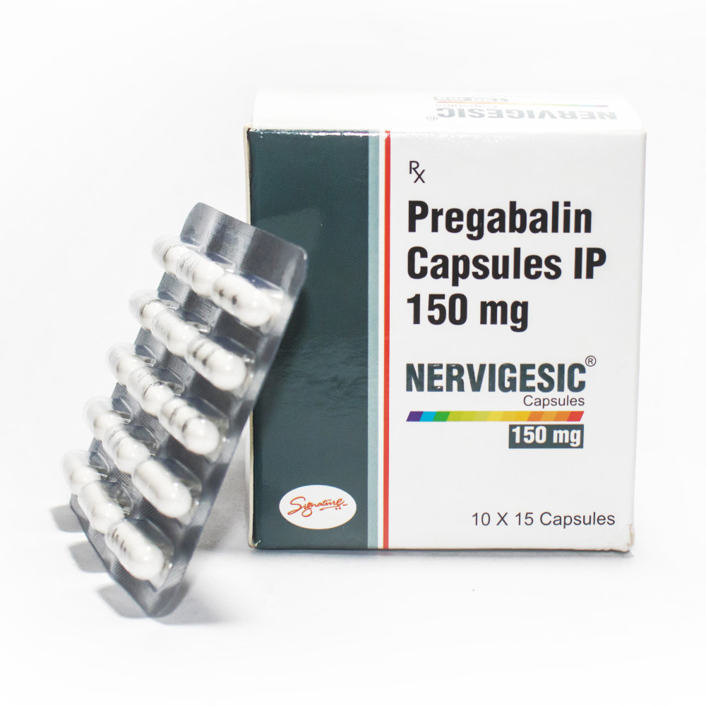 Nervigesic 150mg (Pregabalin Capsules IP)