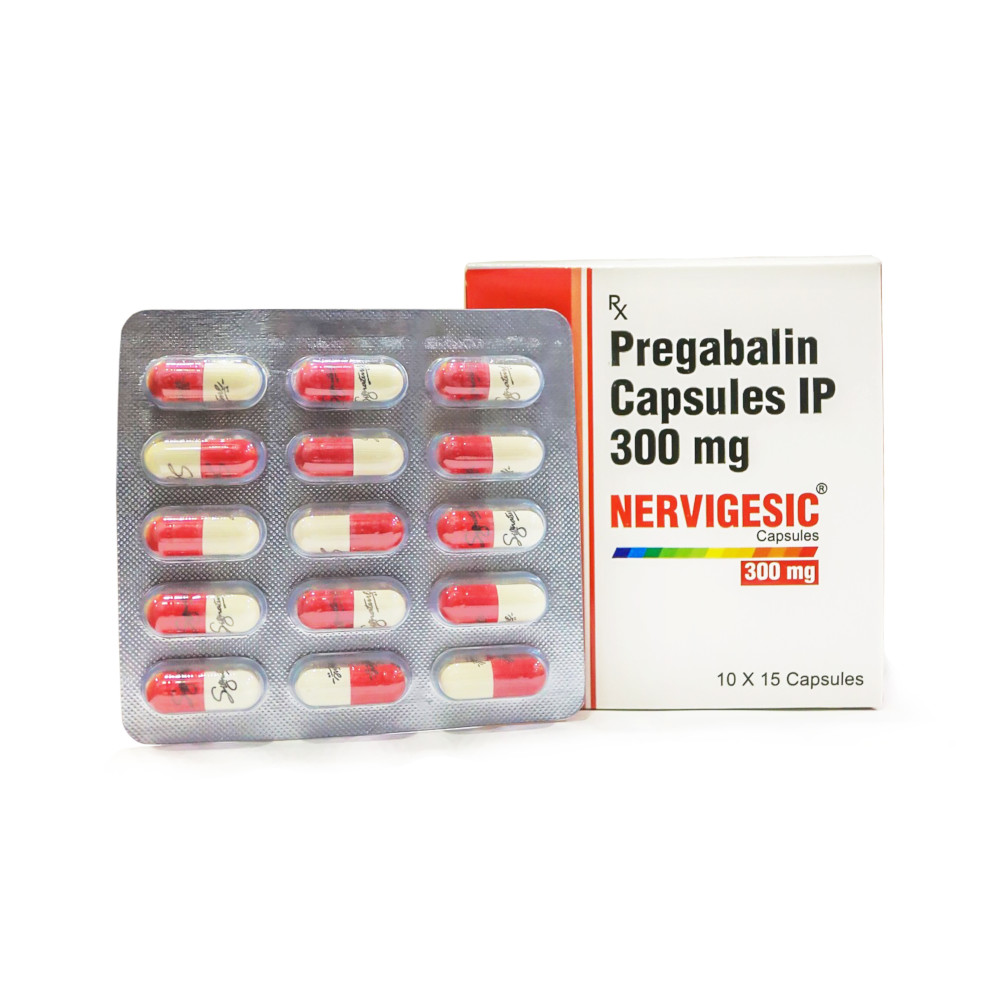 Nervigesic 300mg (Pregabalin Capsules IP)