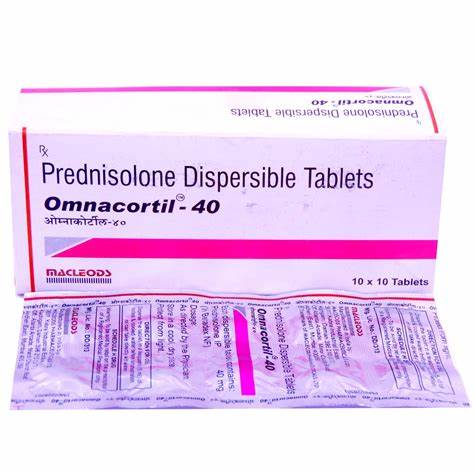 Omnacortil 40mg (Prednisolone Dispersible Tablets)
