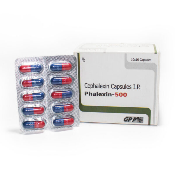 Phalexin 500mg (Cephalexin Capsules IP)