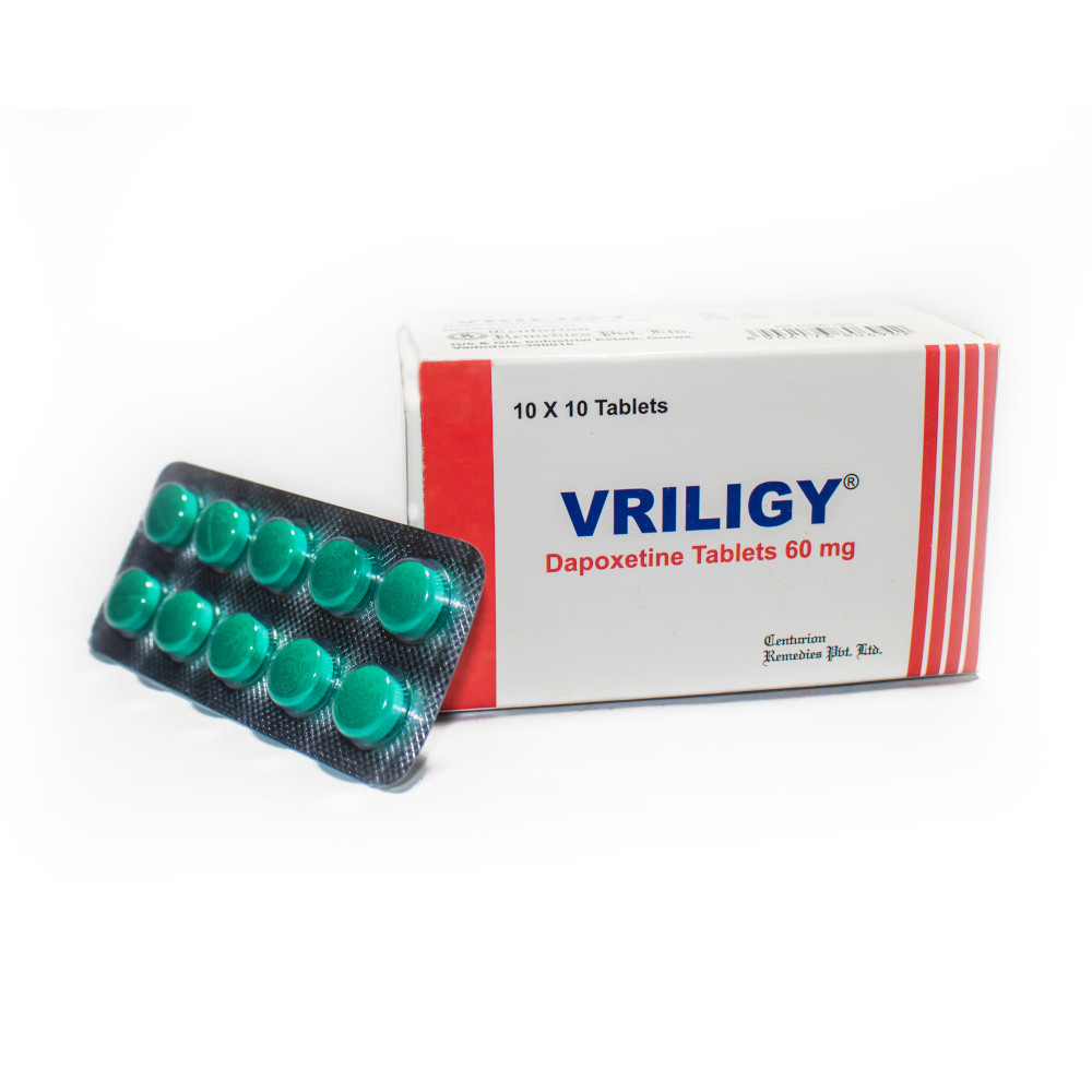 Vriligy 60mg (Dapoxetine Tablets)