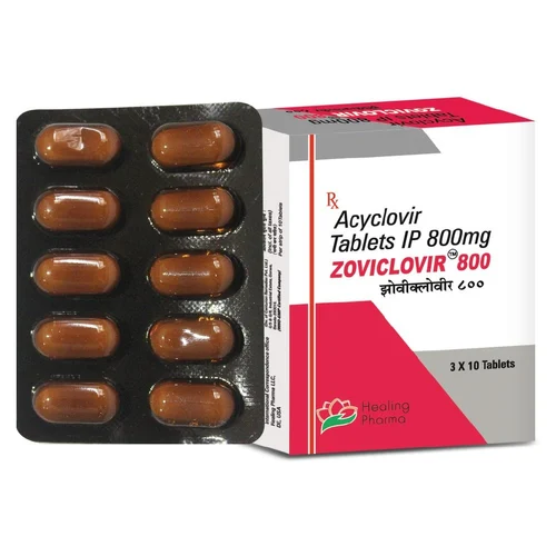 Zoviclovir 800mg (Acyclovir Tablets IP)